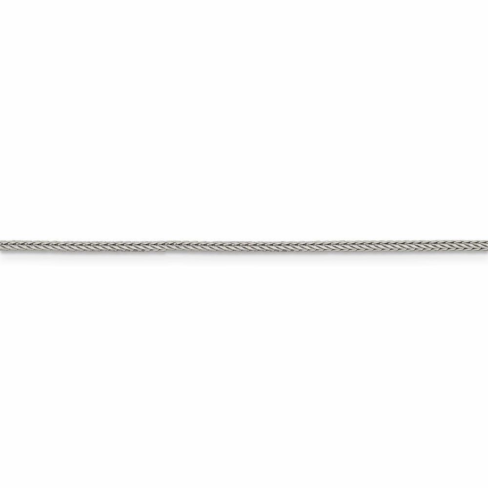 Lovely Rita's Bracelets Silver D.C 1.45-mm Solid Round Franco Chain