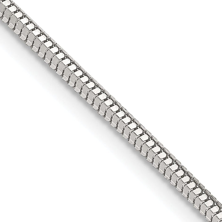 Lovely Rita's Bracelets Silver D.C 1.95-mm Hollow Round Snake Chain