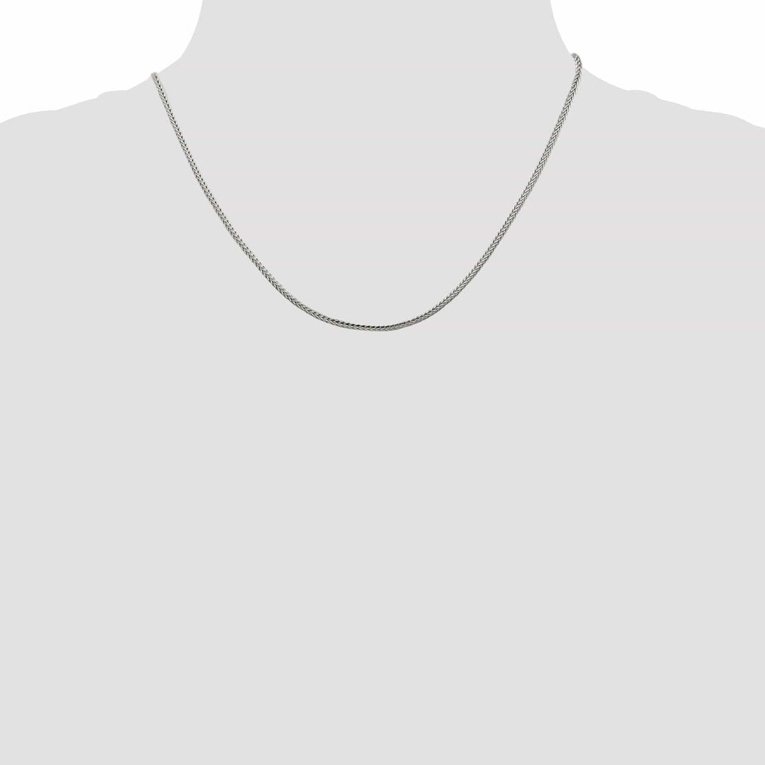 Lovely Rita's Bracelets Silver D.C 2.00-mm Solid Round Franco Chain