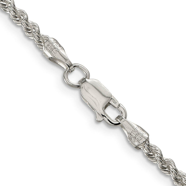 Lovely Rita's Bracelets Silver D.C 2.50-mm Solid Twisted Rope Chain
