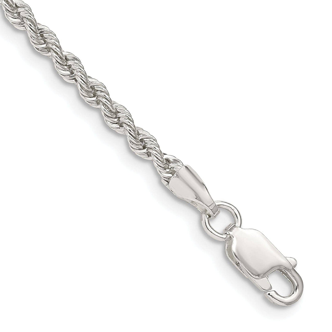 Lovely Rita's Bracelets Silver D.C 2.50-mm Solid Twisted Rope Chain