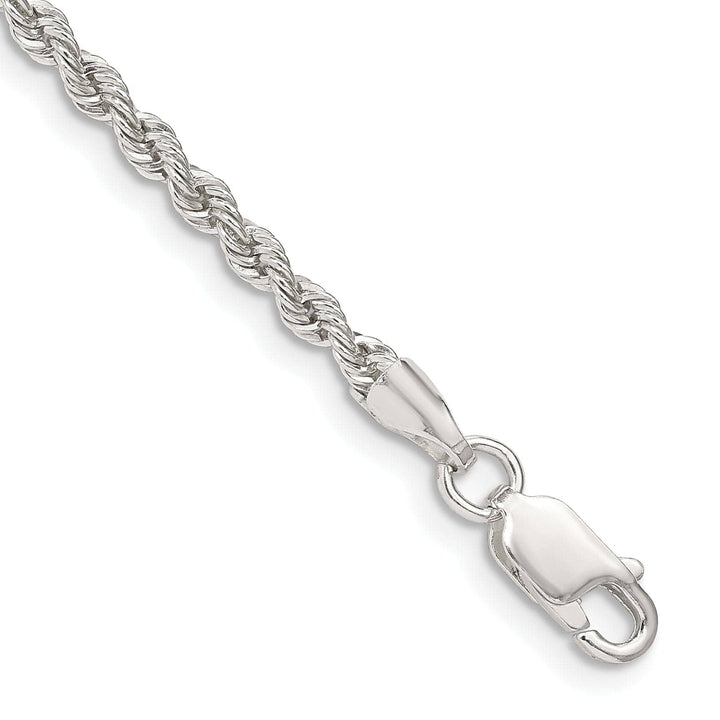 Lovely Rita's Bracelets Silver D.C 2.50-mm Solid Twisted Rope Chain
