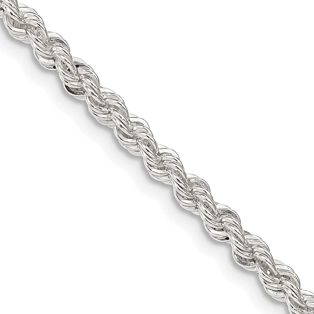 Lovely Rita's Bracelets Silver D.C 3.00-mm Solid Twisted Rope Chain