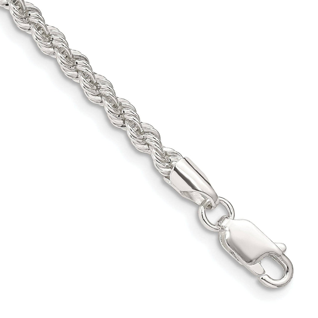 Lovely Rita's Bracelets Silver D.C 3.00-mm Solid Twisted Rope Chain