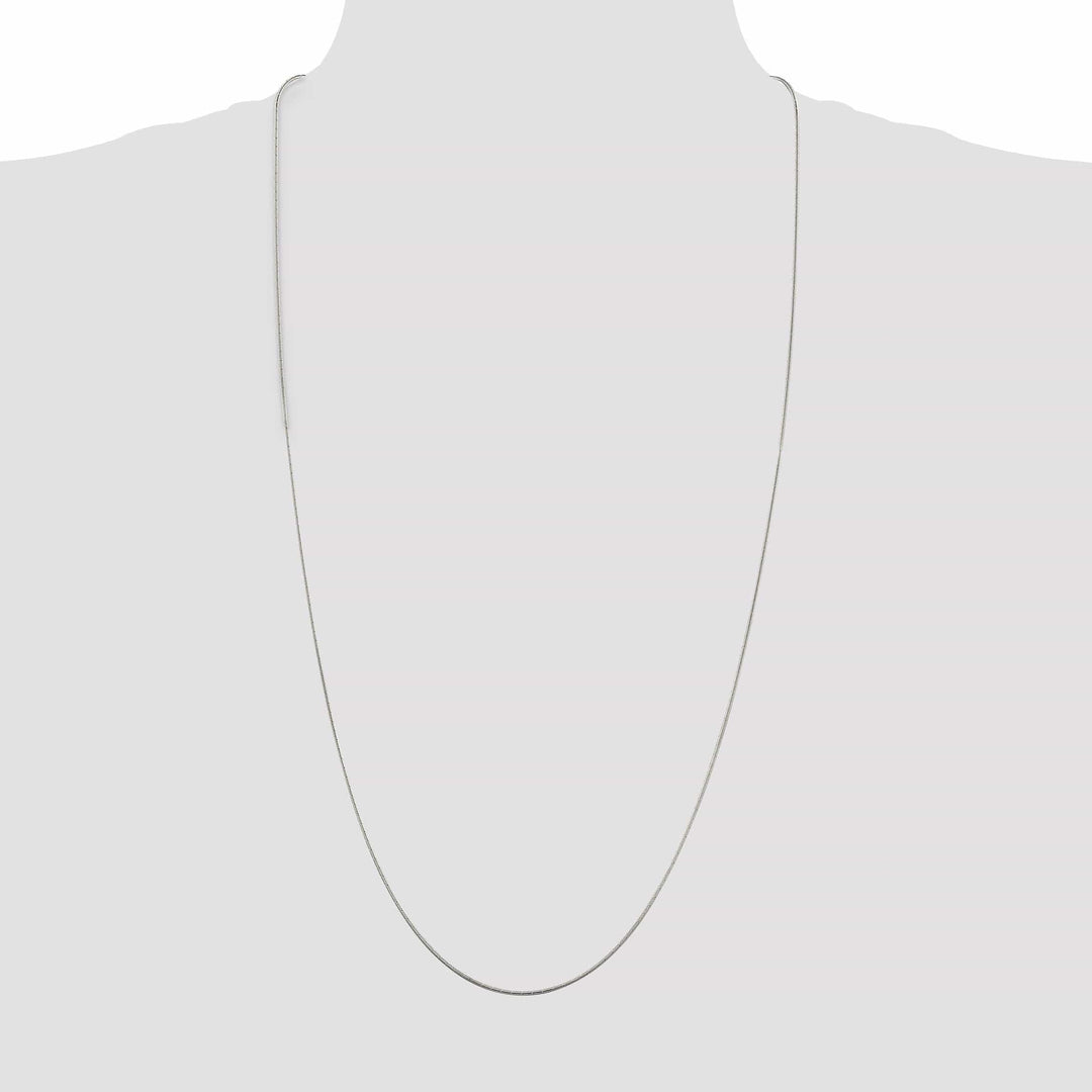 Lovely Rita's Bracelets Silver D.C Polished 1.20-mm Snake Chain