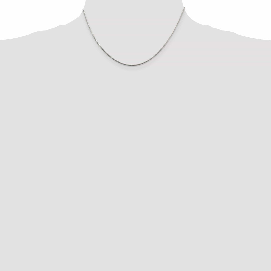 Lovely Rita's Bracelets Silver D.C Polished 1.20-mm Snake Chain