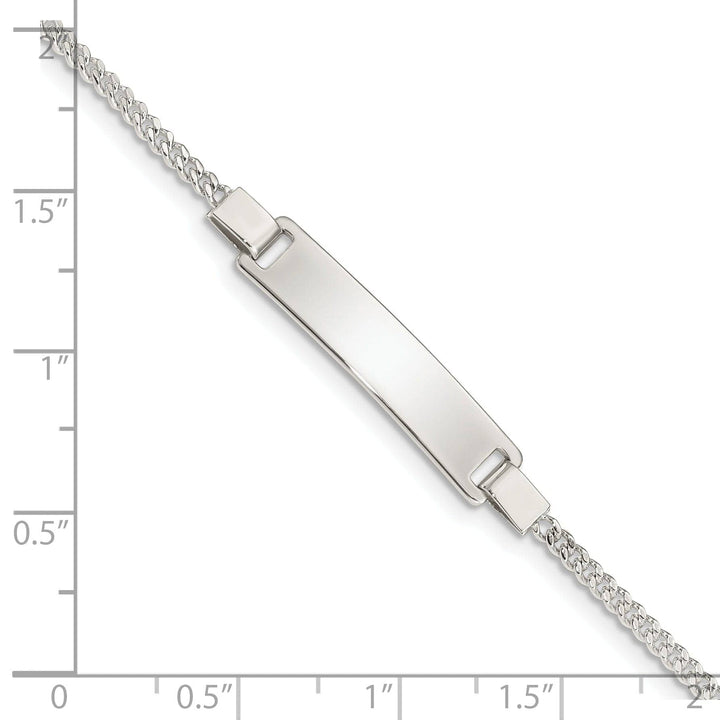 Lovely Rita's Bracelets Silver Engravable Adjustable Baby ID Bracelet