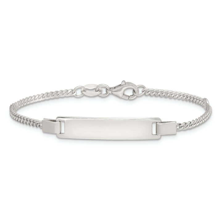 Lovely Rita's Bracelets Silver Engravable Adjustable Baby ID Bracelet