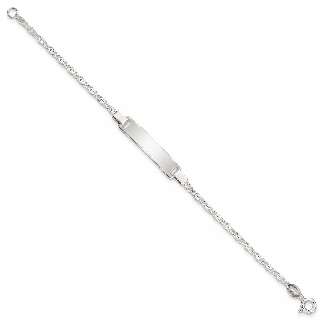 Lovely Rita's Bracelets Silver Engraveable Children's ID Bracelet