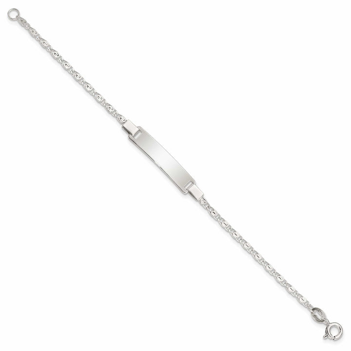 Lovely Rita's Bracelets Silver Engraveable Children's ID Bracelet