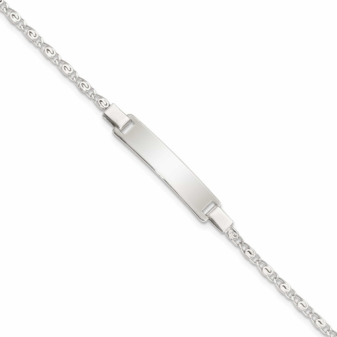 Lovely Rita's Bracelets Silver Engraveable Children's ID Bracelet