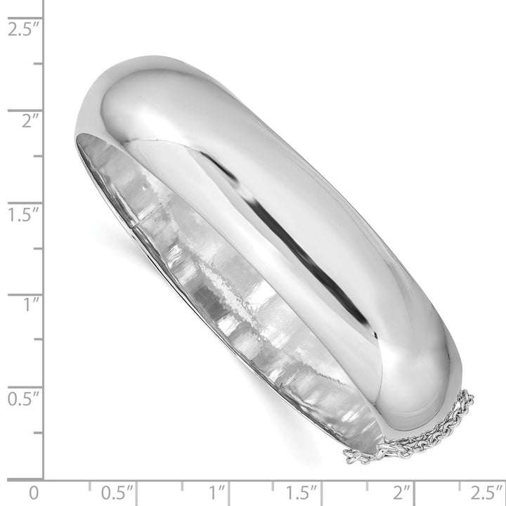 Lovely Rita's Bracelets Silver Fancy Hinged Box Catch Bangle Bracelet