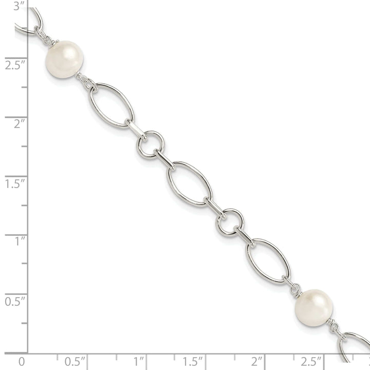 Lovely Rita's Bracelets Silver Fresh Water Cultured Pearl Bracelet