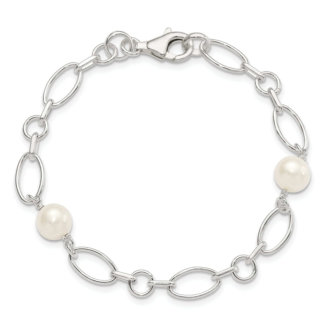 Lovely Rita's Bracelets Silver Fresh Water Cultured Pearl Bracelet