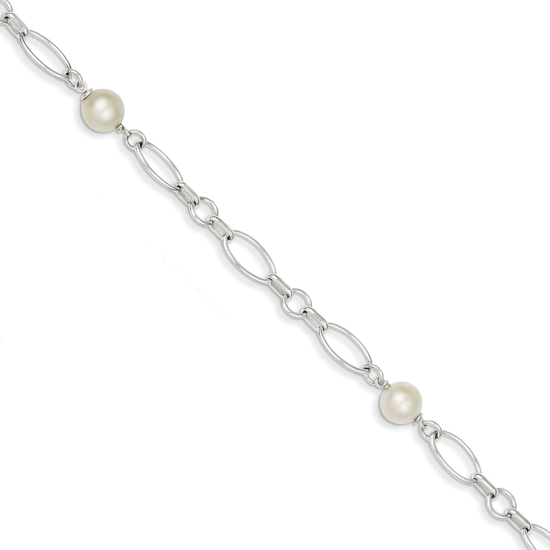 Lovely Rita's Bracelets Silver Fresh Water Cultured Pearl Bracelet