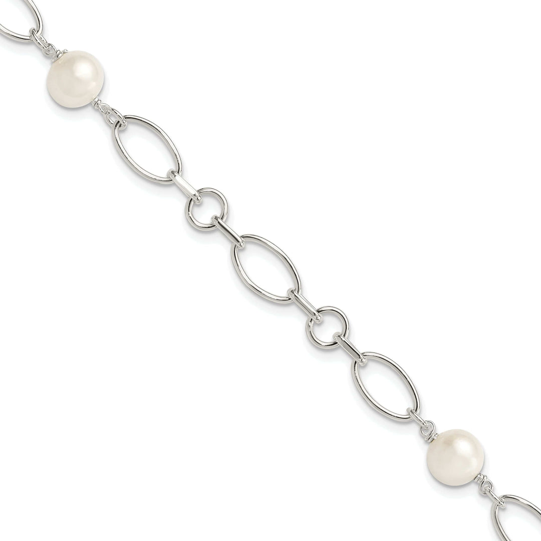 Lovely Rita's Bracelets Silver Fresh Water Cultured Pearl Bracelet