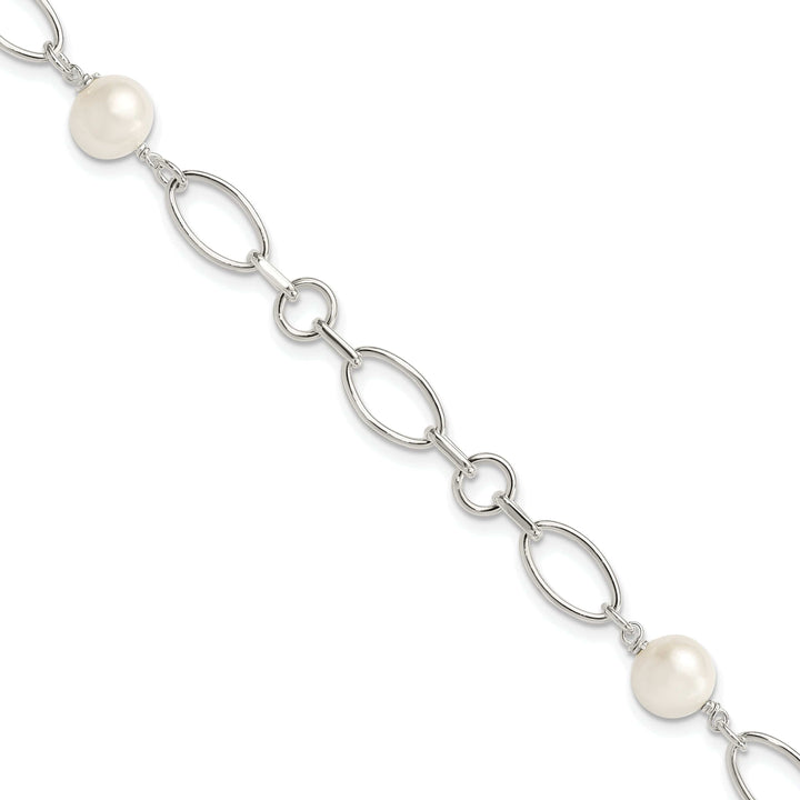 Lovely Rita's Bracelets Silver Fresh Water Cultured Pearl Bracelet