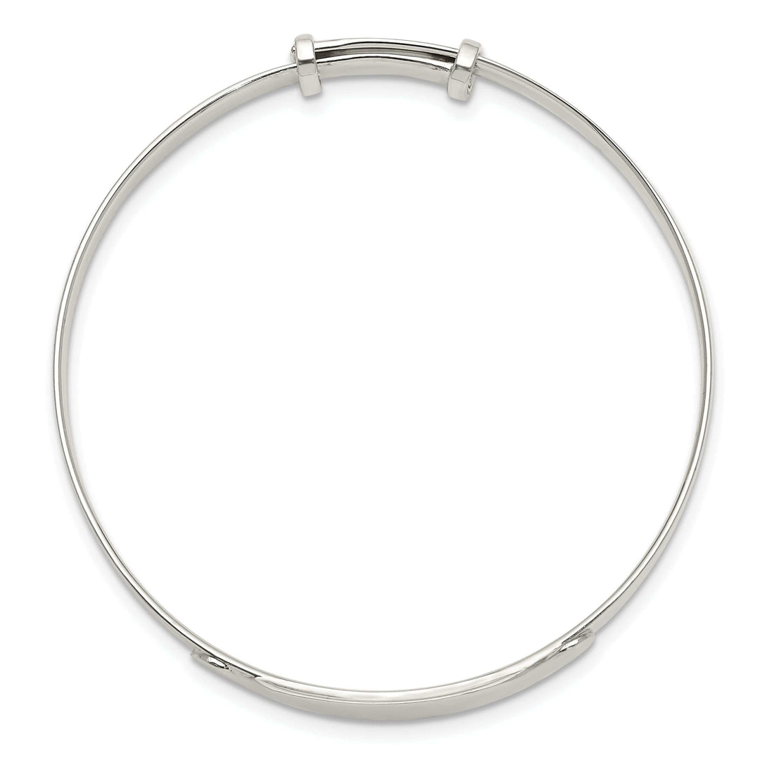 Lovely Rita's Bracelets Silver I.D Adjustable Child Bangle Bracelet