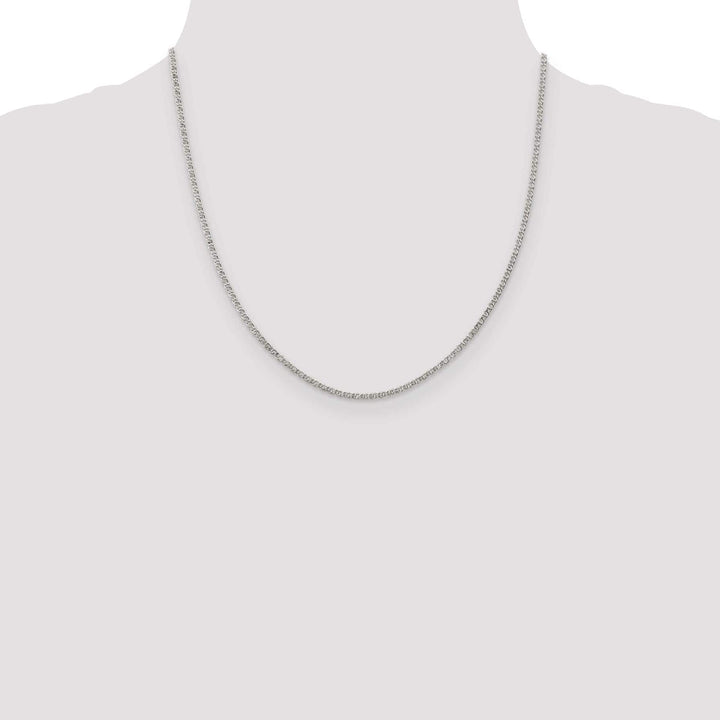 Lovely Rita's Bracelets Silver Polish 2.00-mm Fancy Anchor Pendant Chain