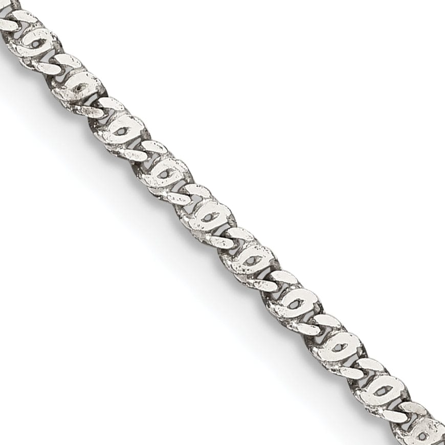 Lovely Rita's Bracelets Silver Polish 2.00-mm Fancy Anchor Pendant Chain