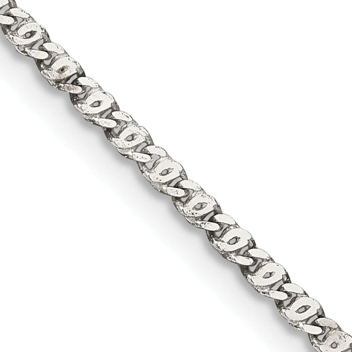 Lovely Rita's Bracelets Silver Polish 2.00-mm Fancy Anchor Pendant Chain