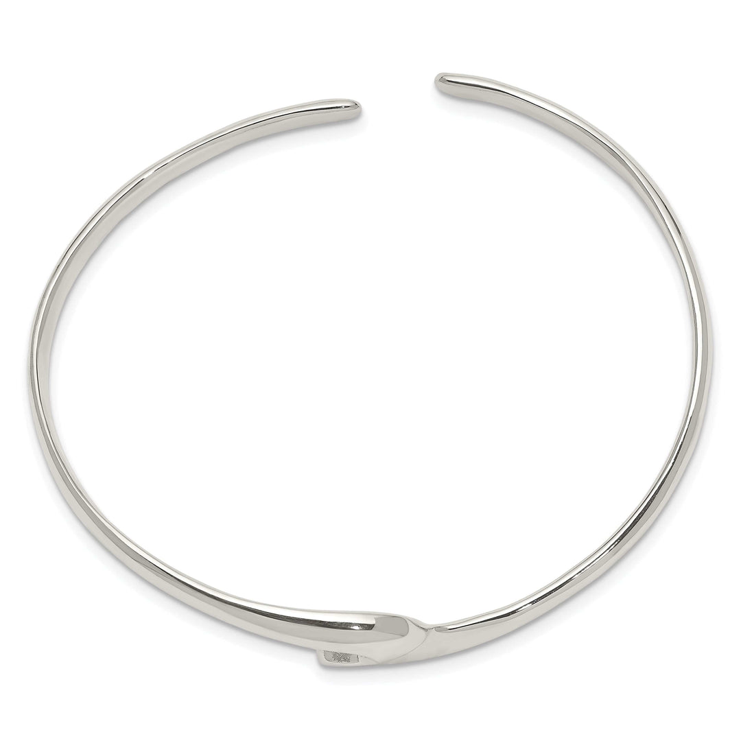 Lovely Rita's Bracelets Silver Polish Finish Fancy Cuff Flexible Bangle