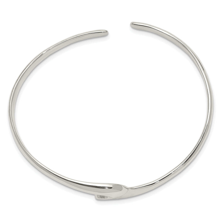 Lovely Rita's Bracelets Silver Polish Finish Fancy Cuff Flexible Bangle