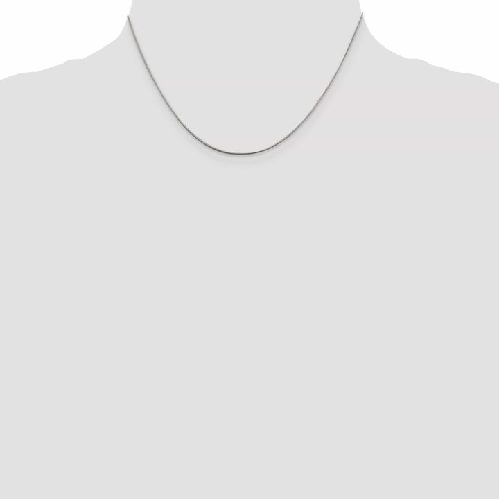 Lovely Rita's Bracelets Silver Polish Solid 0.80-mm Round Snake Chain