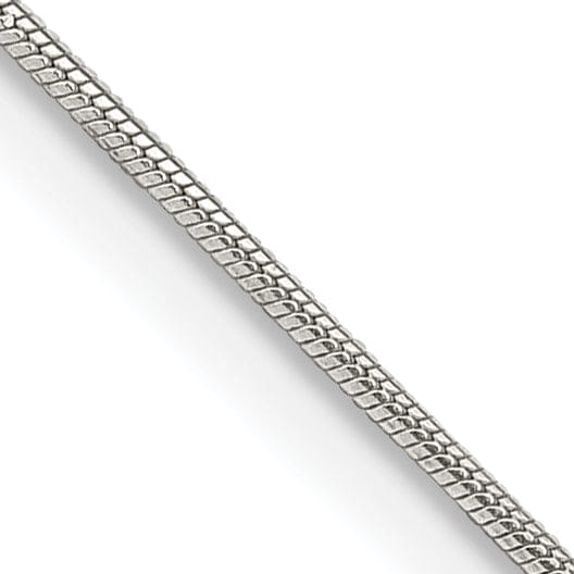 Lovely Rita's Bracelets Silver Polish Solid 0.80-mm Round Snake Chain