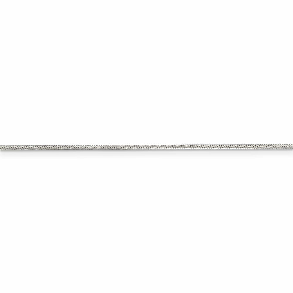 Lovely Rita's Bracelets Silver Polish Solid 1.00-mm Round Snake Chain