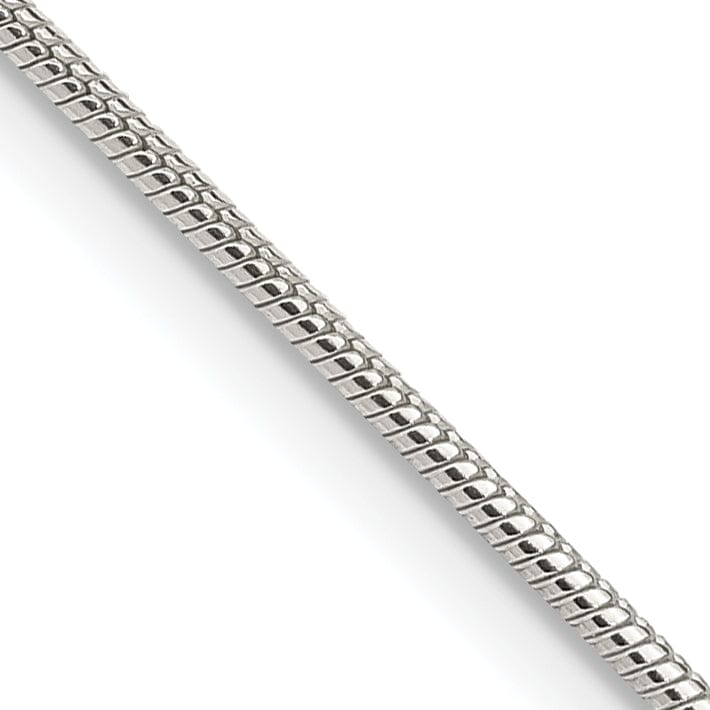 Lovely Rita's Bracelets Silver Polish Solid 1.25-mm Round Snake Chain