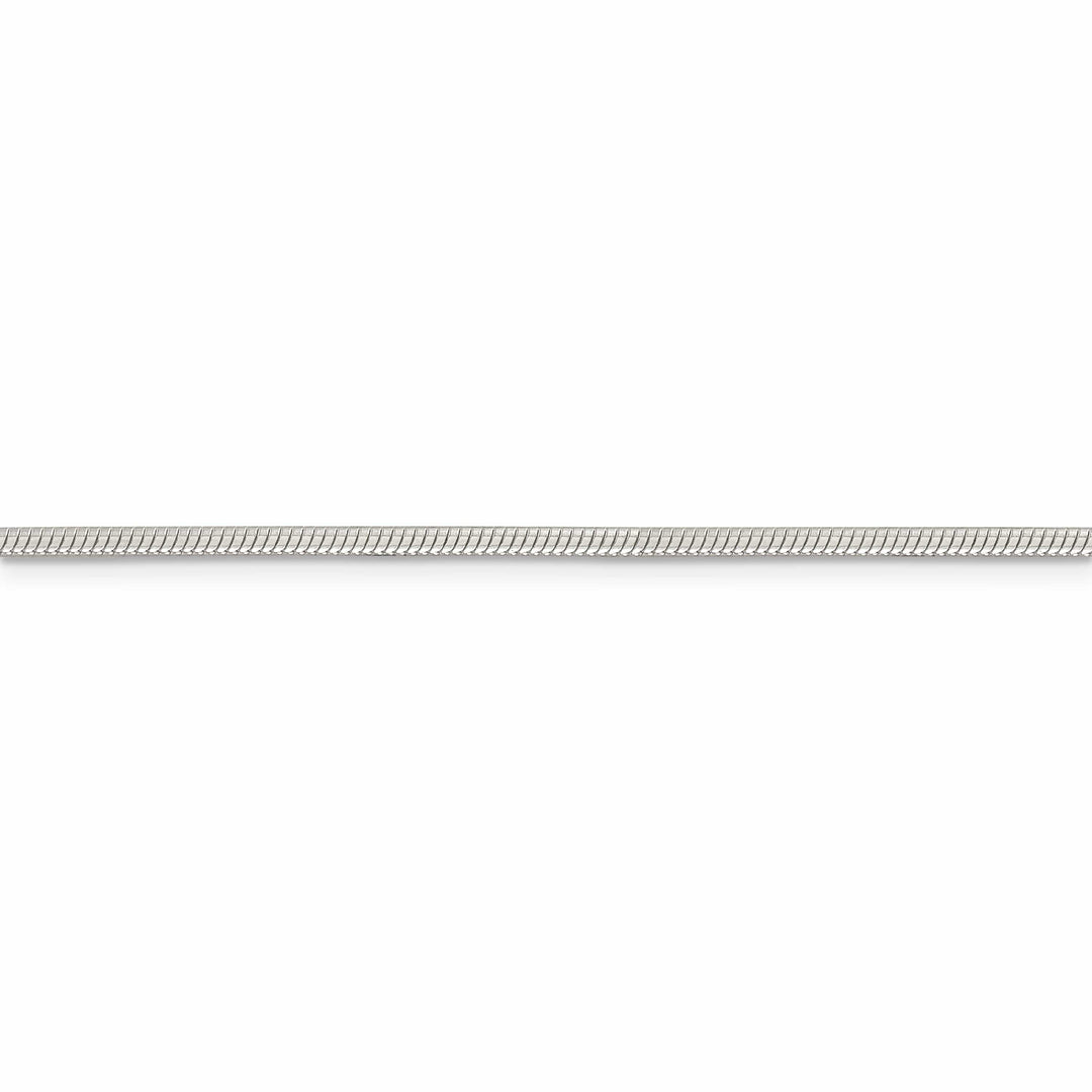 Lovely Rita's Bracelets Silver Polish Solid 1.75-mm Round Snake Chain