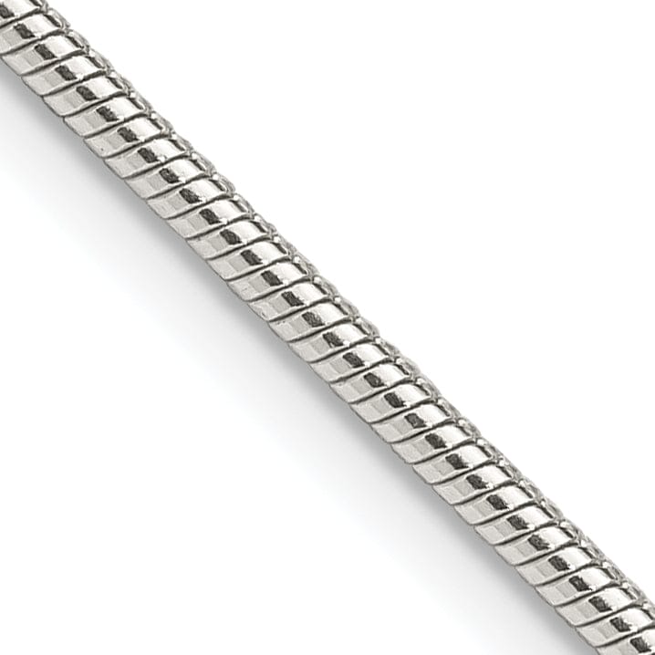Lovely Rita's Bracelets Silver Polish Solid 1.75-mm Round Snake Chain