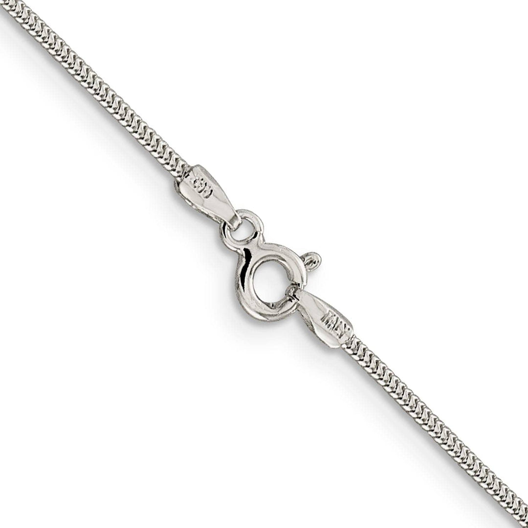 Lovely Rita's Bracelets Silver Polished 1.20-mm Round Snake Chain