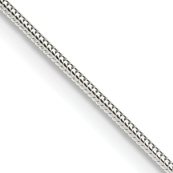 Lovely Rita's Bracelets Silver Polished 1.20-mm Round Snake Chain
