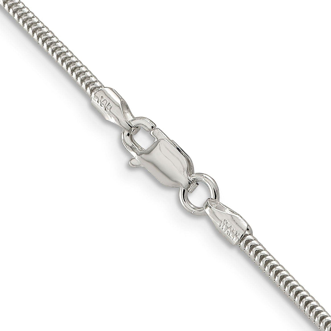 Lovely Rita's Bracelets Silver Polished 1.60-mm Round Snake Chain