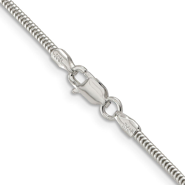 Lovely Rita's Bracelets Silver Polished 1.60-mm Round Snake Chain
