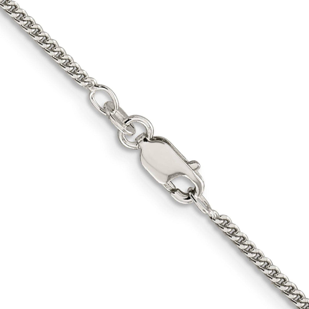 Lovely Rita's Bracelets Silver Polished 1.75-mm Solid Curb Link Chain