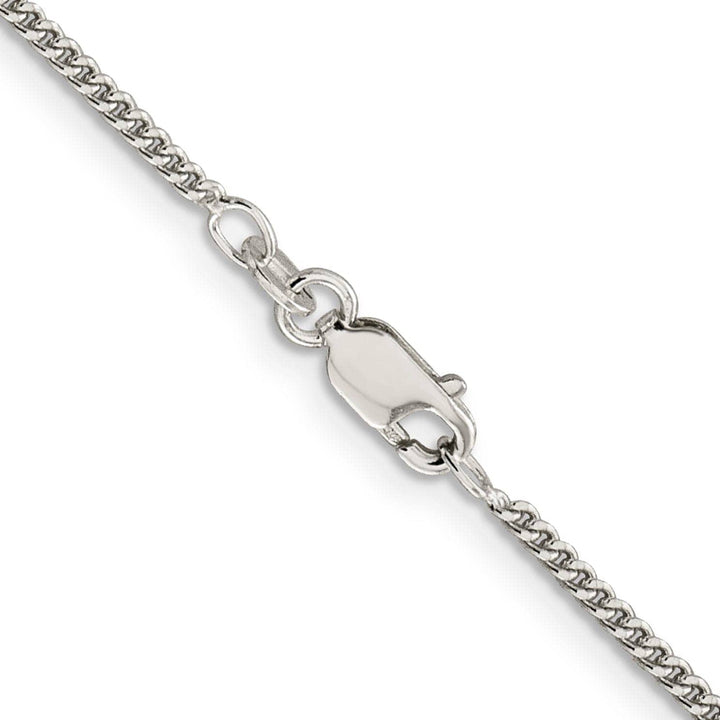 Lovely Rita's Bracelets Silver Polished 1.75-mm Solid Curb Link Chain
