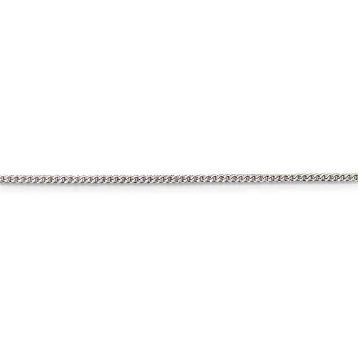 Lovely Rita's Bracelets Silver Polished 1.75-mm Solid Curb Link Chain
