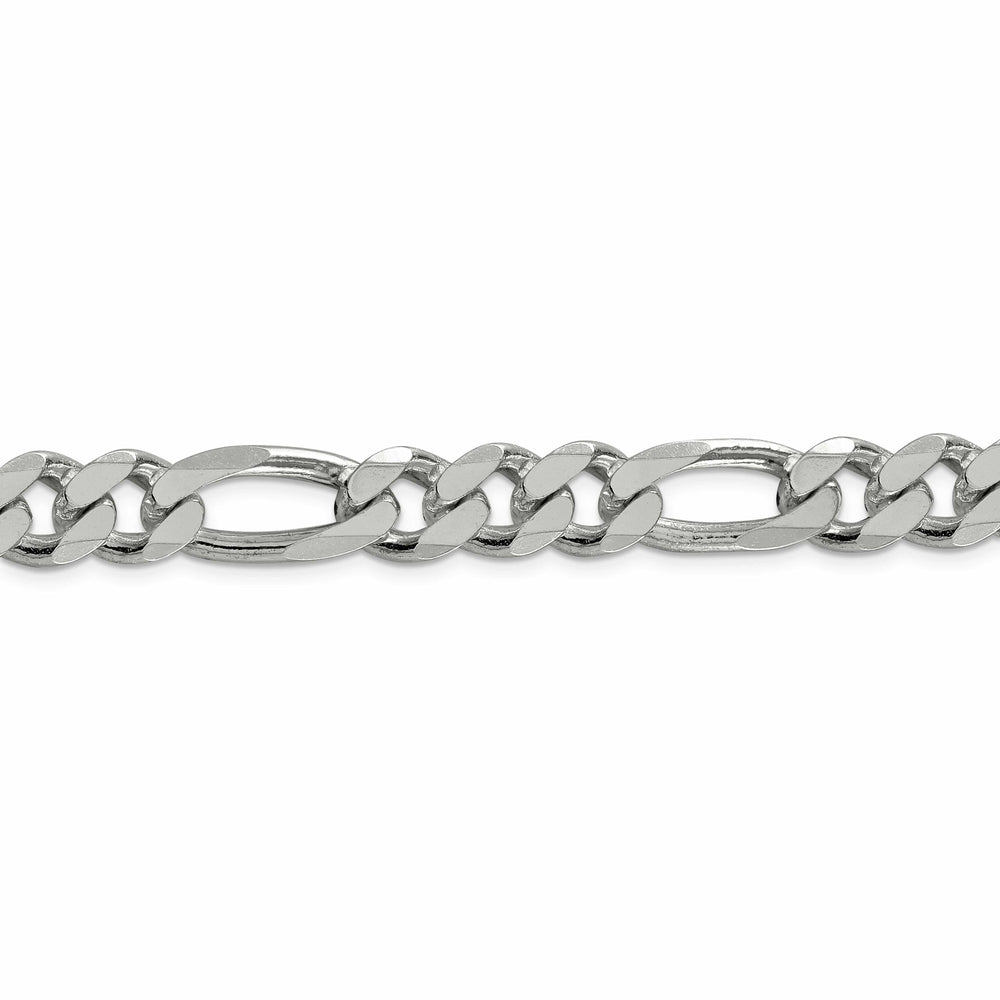 Lovely Rita's Bracelets Silver Polished 10.75-mm Solid Figaro Chain