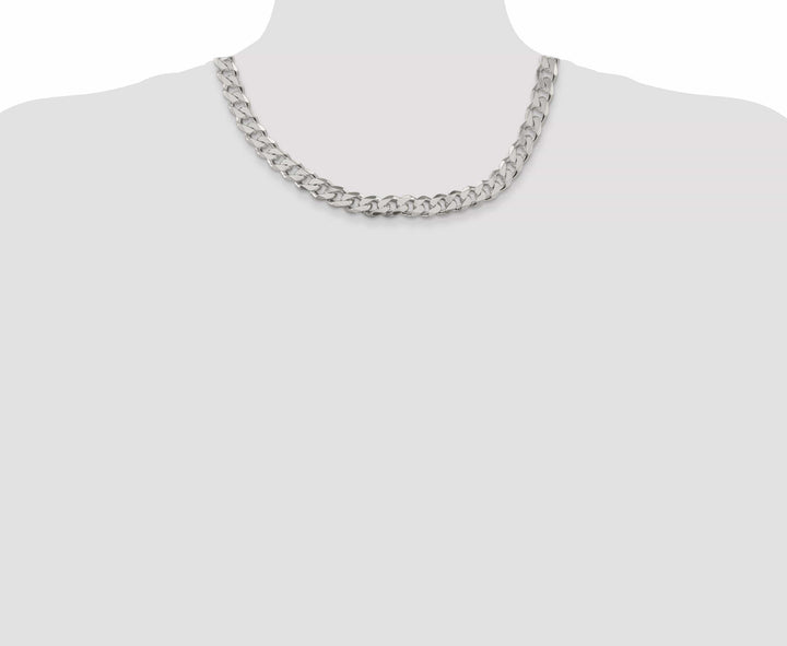 Lovely Rita's Bracelets Silver Polished 11.00-mm Solid Curb Link Chain