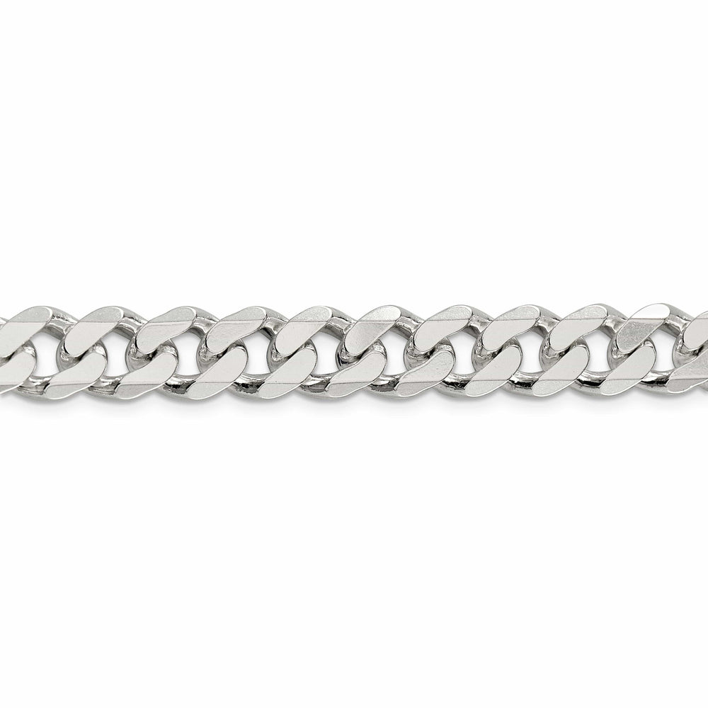Lovely Rita's Bracelets Silver Polished 11.00-mm Solid Curb Link Chain