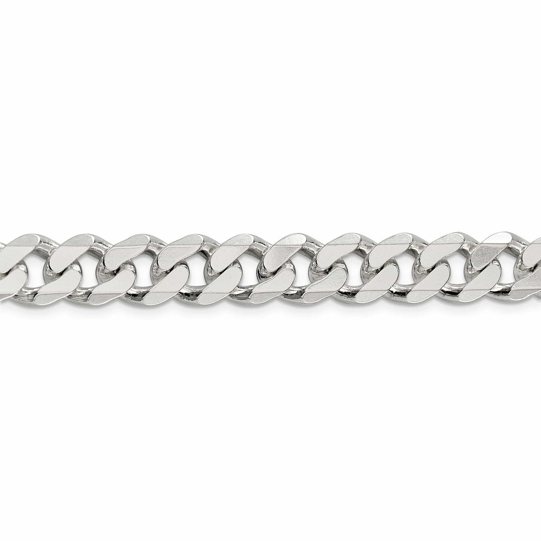 Lovely Rita's Bracelets Silver Polished 11.00-mm Solid Curb Link Chain