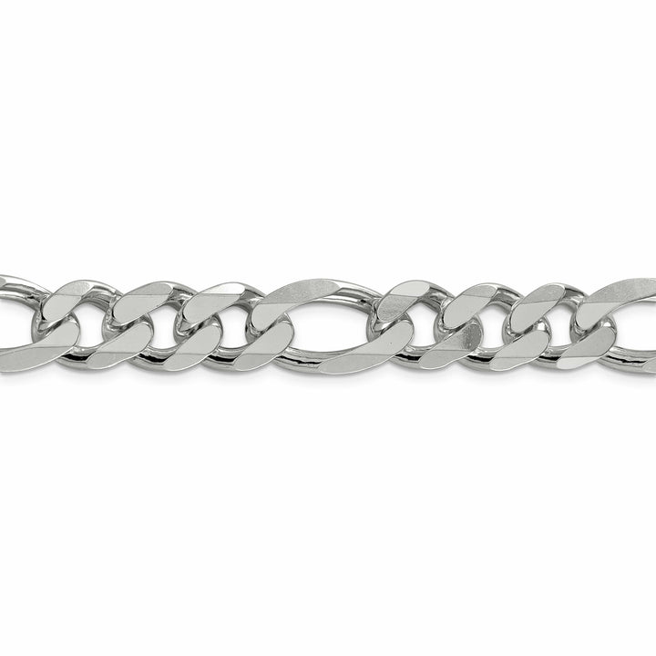 Lovely Rita's Bracelets Silver Polished 12.75-mm Solid Figaro Chain