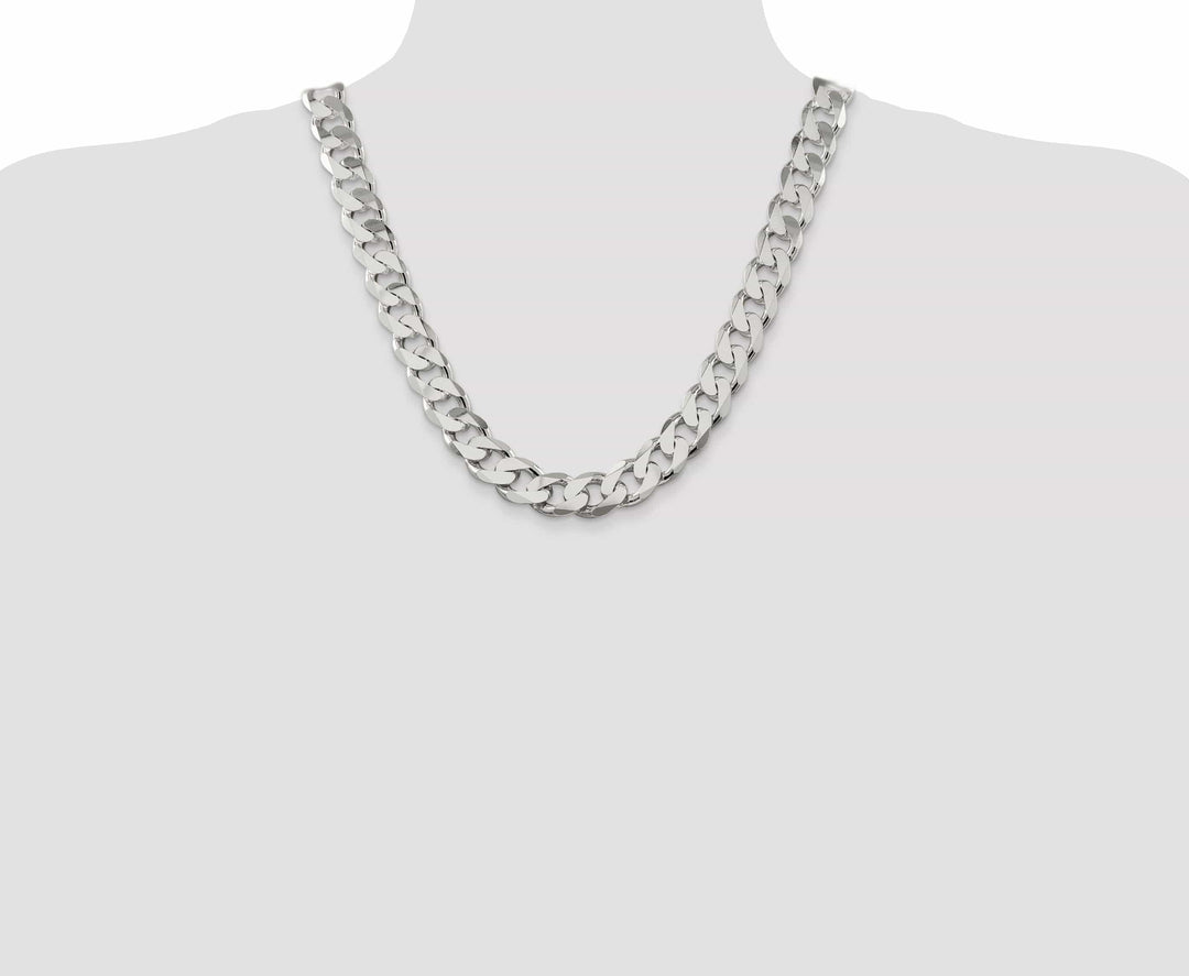 Lovely Rita's Bracelets Silver Polished 15.00-mm Solid Curb Link Chain