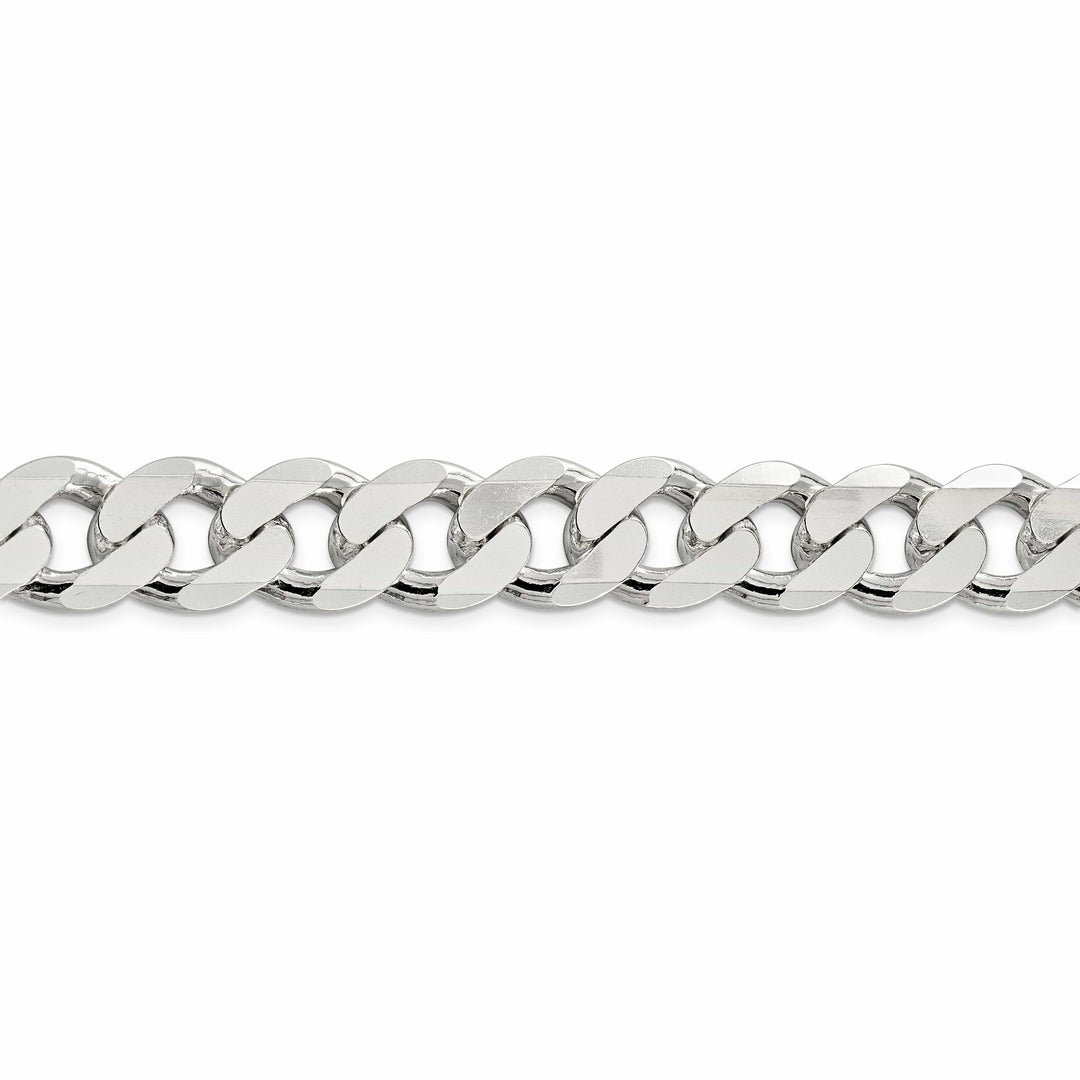 Lovely Rita's Bracelets Silver Polished 15.00-mm Solid Curb Link Chain