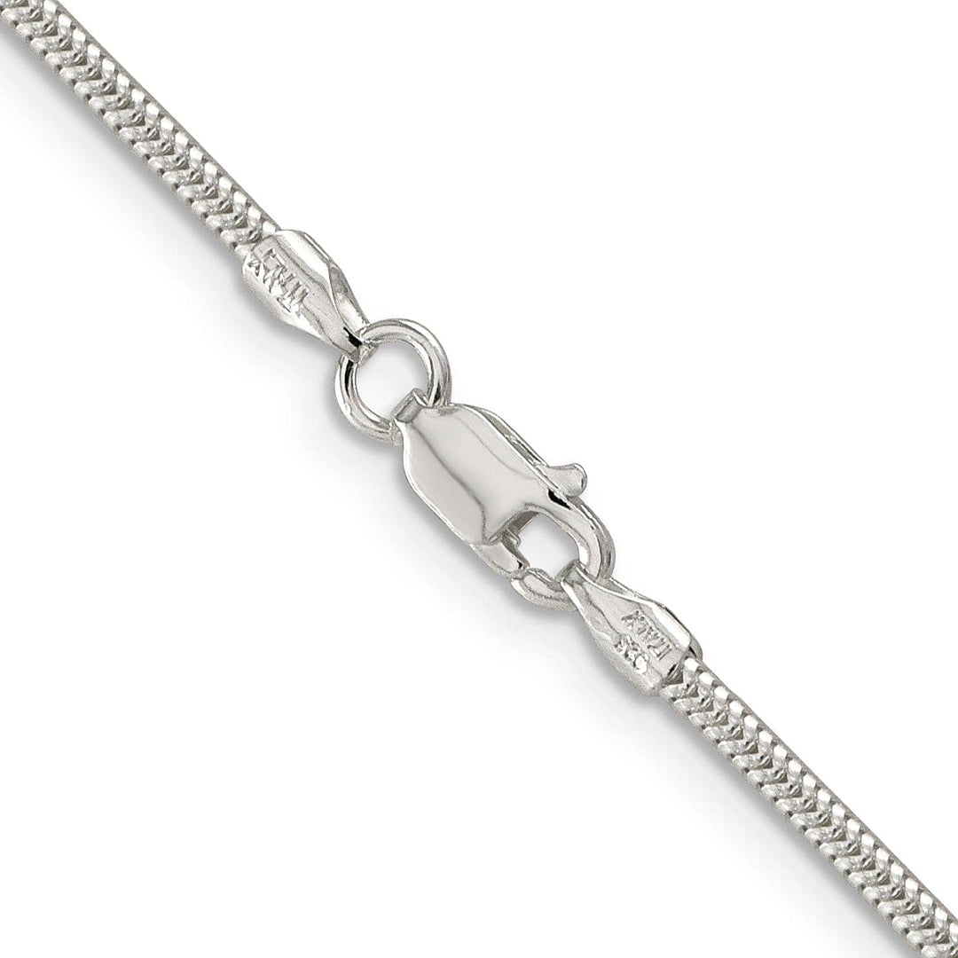 Lovely Rita's Bracelets Silver Polished 2.00-mm Round Snake Chain