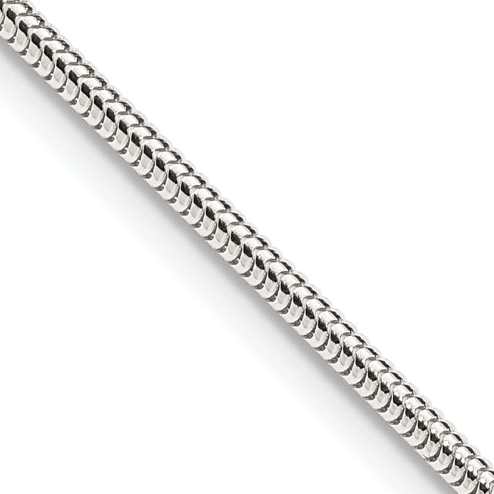 Lovely Rita's Bracelets Silver Polished 2.00-mm Round Snake Chain