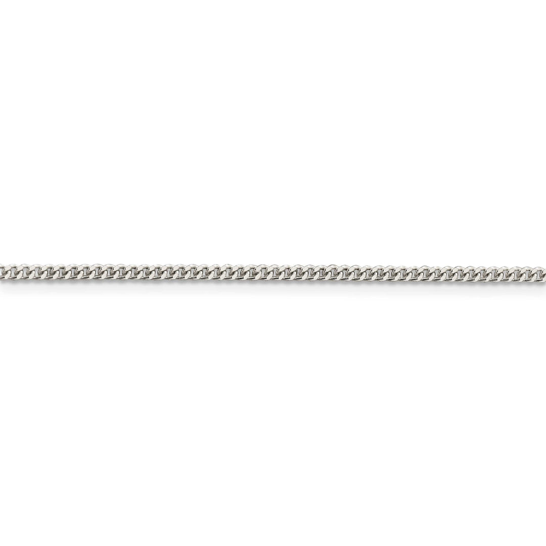 Lovely Rita's Bracelets Silver Polished 2.00-mm Solid Curb Link Chain